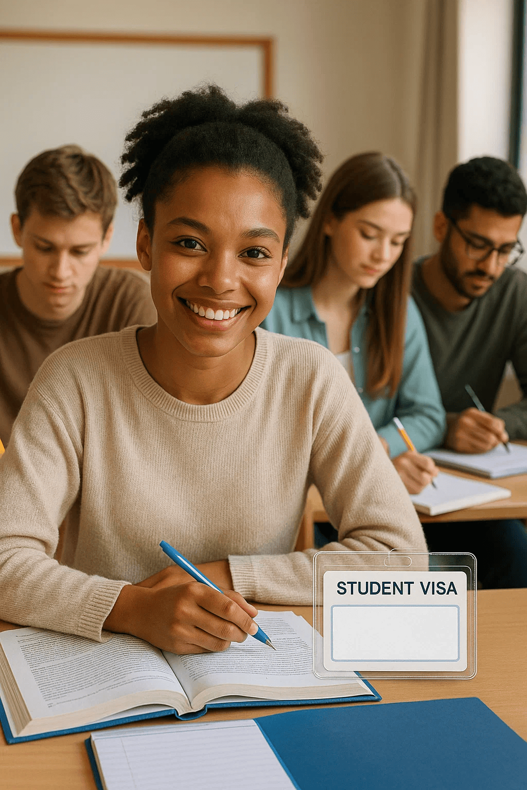 Students Visa service illustration