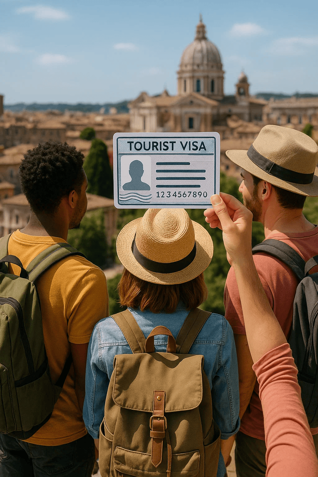 Tourist Visa service illustration